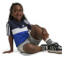 T-shirt adidas Enfant Little Tiberio 3 Bands Colorblock Cotton Blue