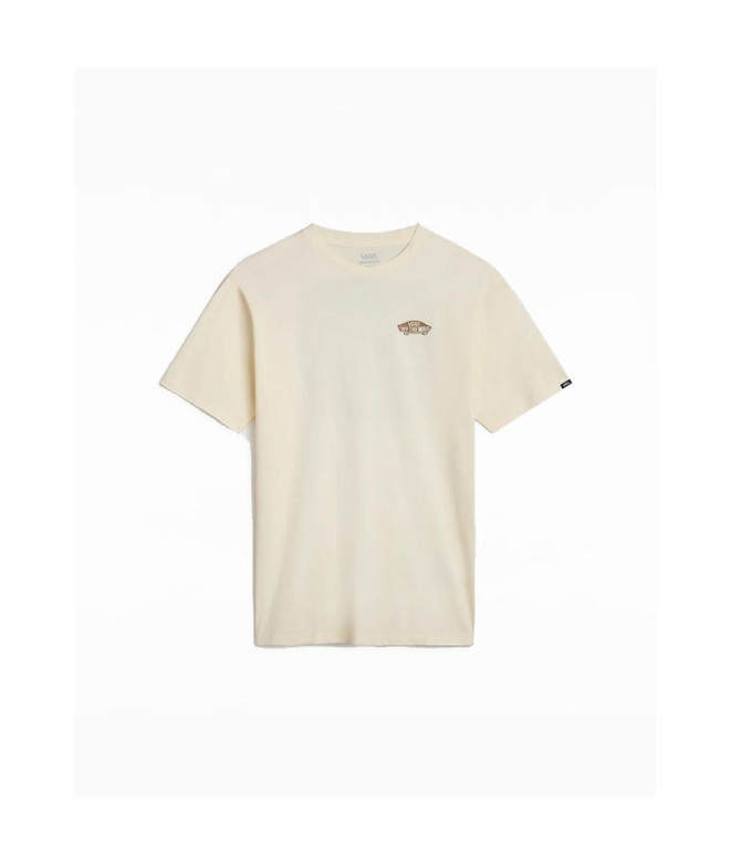 T-shirt Vans Homme Off The Wall Block Fi Blanc...