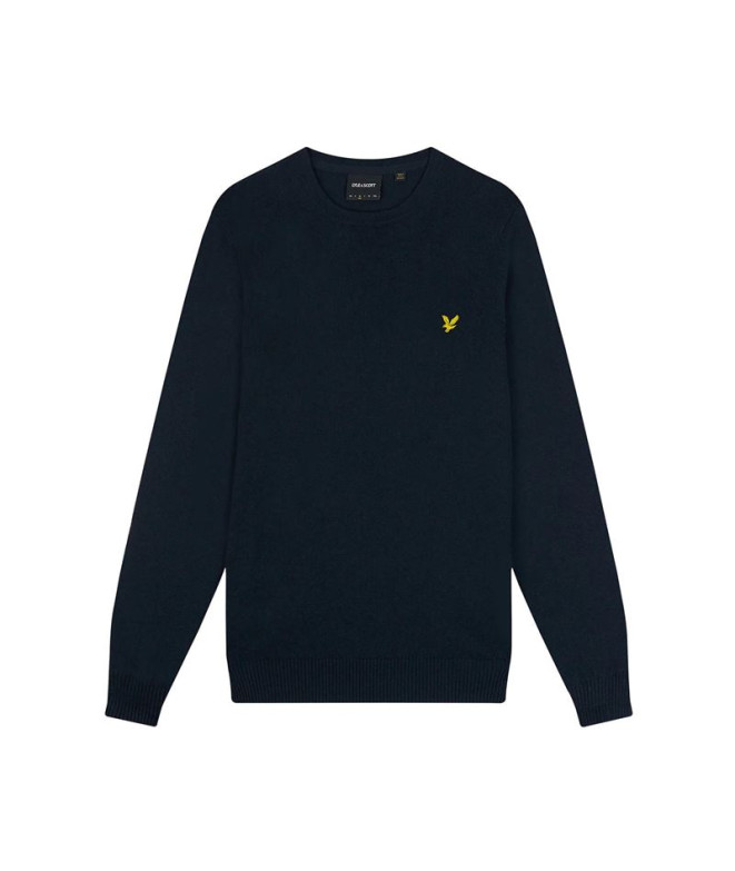 Sweat Lyle & Scott - Pull ras du cou en coton...