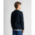 Sweat Lyle & Scott - Pull ras du cou en coton mérinos Bleu