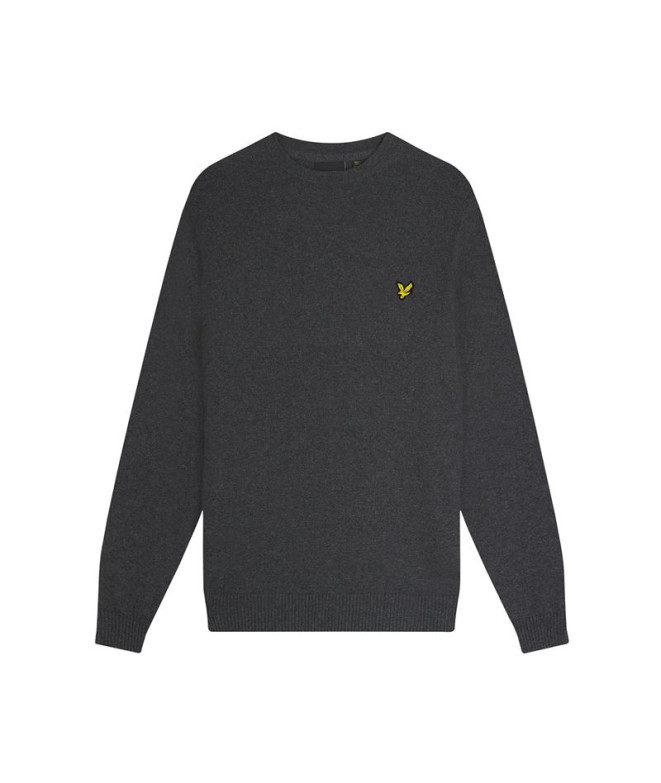 Sweat Lyle & Scott - Pull ras du cou en coton...