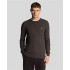 Sweat Lyle & Scott - Pull ras du cou en coton mérinos - Gris