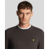 Sweat Lyle & Scott - Pull ras du cou en coton mérinos - Gris