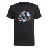 T-shirt Fitness adidas Fille de Training Graphic Noir