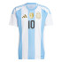 T-shirt Football adidas Homme d'Argentine 2024 Home Messi Blanc