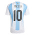 T-shirt Football adidas Homme d'Argentine 2024 Home Messi Blanc