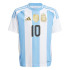 T-shirt Football adidas Enfant d'Argentine 2024 Home Messi Blanc