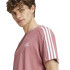T-shirt adidas Homme Essentials Single Jersey 3-Stripes Rose