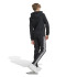 adidas Enfant Tracksuit Tiberio 3-Stripes Colorblock Fleece Noir