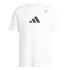 T-shirt Football adidas Homme de la catégorie Logo Blanc/Noir