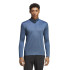 T-shirt adidas Homme multi Half Zip Ls Hiking Ls Blue