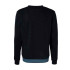 Sweat Kappa Homme Idisson Active Homme Bleu Océan/Blanc Naturel/Bleu