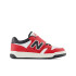 Chaussures New Balance 480 HOOK & LOOP Rouge/Blanc Enfant