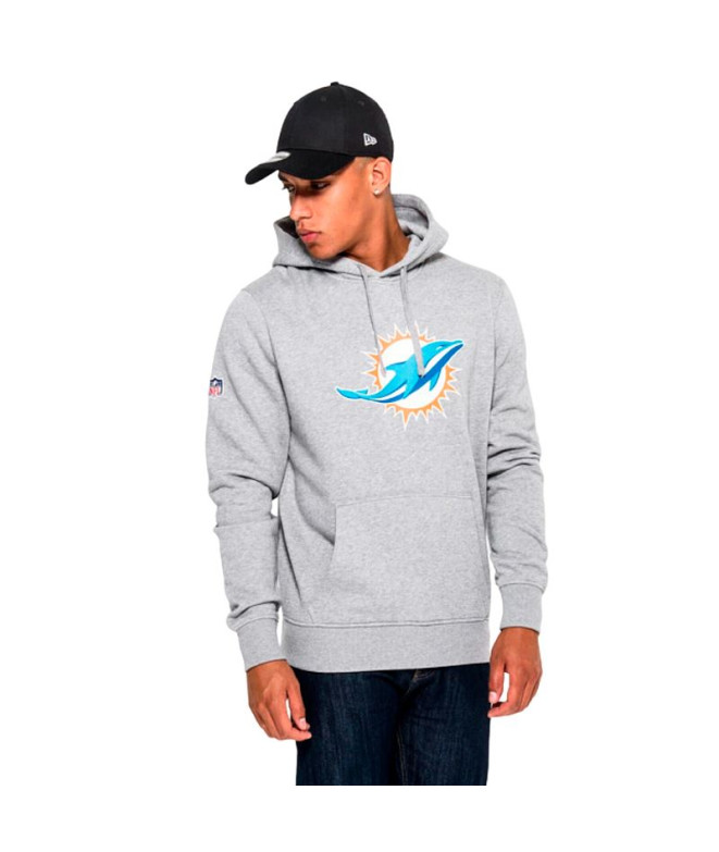 Sweat New Era NFL Regular Miami Dolphins Gris...
