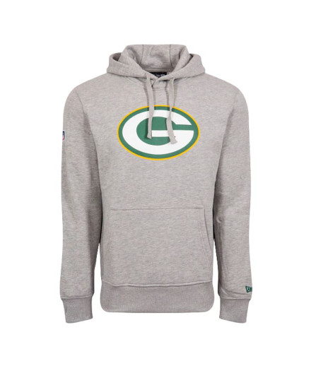 Sweat New Era NFL Regular Green Bay Packers Gris Homme