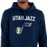 Sweat New Era Saison régulière NBA Utah Jazz Gris Homme