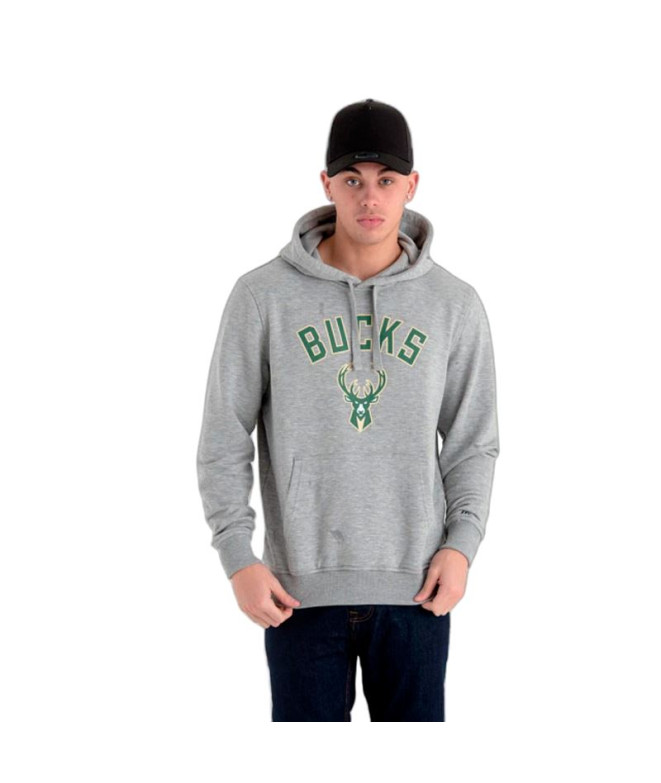Sweat New Era Nba Regular Milwaukee Bucks Gris...