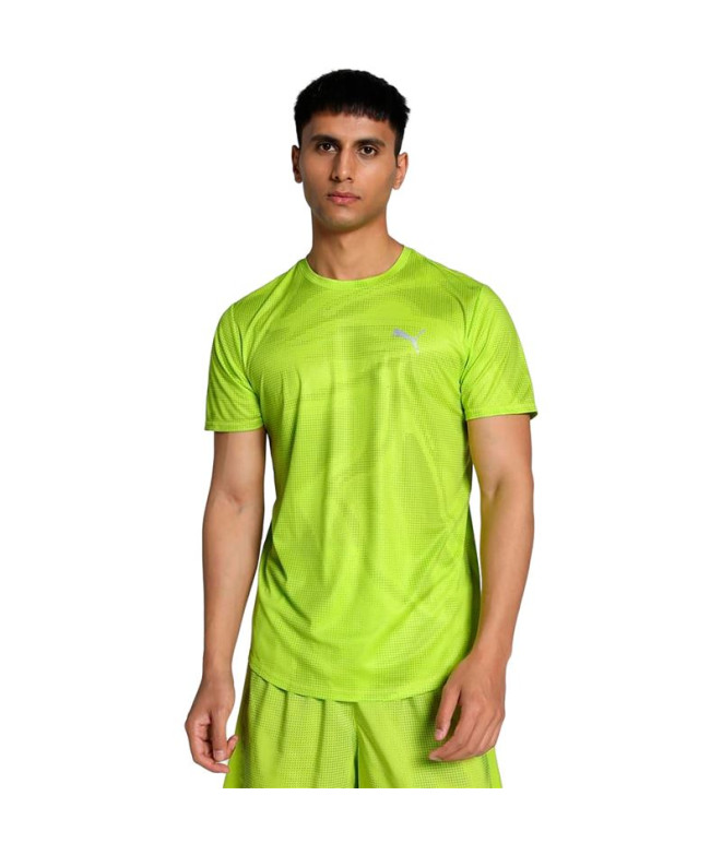 T-shirt Running par Puma Run Favorite AOP Lima...