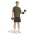 T-shirt Fitness adidas Homme by Workout Crew Neck Olive Green