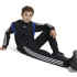 Pantalons adidas Enfant Colorblock Noir