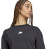 T-shirt adidas Femme Future Icons 3 Band Long Sleeve Black