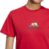 T-shirt adidas Femme House Of Tiro Nations Graphic Rouge