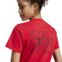 T-shirt adidas Femme House Of Tiro Nations Graphic Rouge