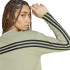 T-shirt adidas Femme Future Icons 3 Band Long Sleeve Green