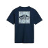 T-shirt Vans Off The Wall Block Fi Blue Homme