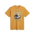 T-shirt Vans Roughin It Ss Crew Ochre Homme