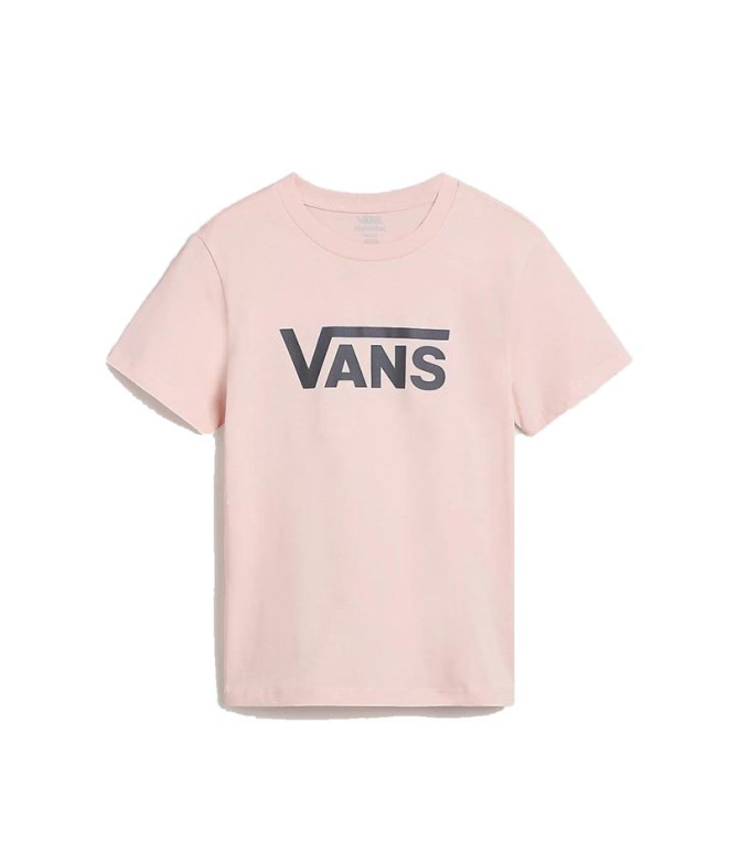 T-shirt Vans Drop V Ss Crew Rose Femme