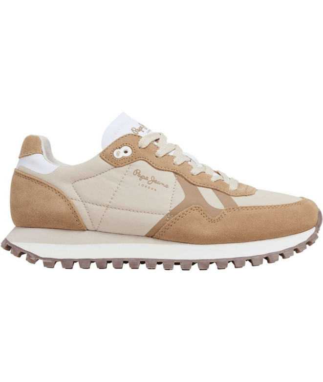 Chaussures Pepe Jeans Brit-On Prints Sand Beige...