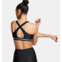 Brassiere de sport Fitness Under Armour Femme de Crossback Mid Black