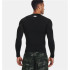 T-shirt Under Armour Homme HeatGear Comp LS Noir