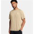 T-shirt Fitness Under Armour Homme by Tech Textured SS Khaki