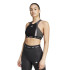 Brassiere de sport adidas Femme Techfit Medium Support High Neck Noir