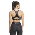 Brassiere de sport adidas Femme Techfit Medium Support High Neck Noir