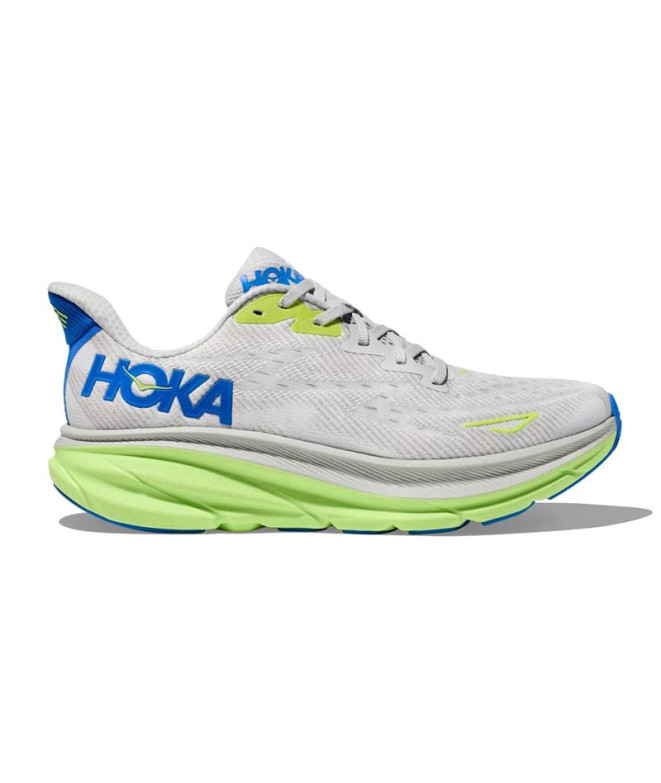 Chaussures Running de Hoka Clifton 9 Blanc/Bleu...