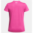 T-shirt Fitness Under Armour Femme de Tech SSV- Solid Pink