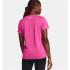 T-shirt Fitness Under Armour Femme de Tech SSV- Solid Pink