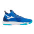 Chaussures Volley-ball Mizuno par Wave Momentum 3 Mid Blue