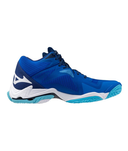 Chaussures Volley-ball Mizuno de Wave Lightning Z8 Mid Blue
