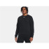 T-shirt Fitness Under Armour Homme by Rival Fleece Crew Noir