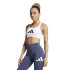 Brassiere de sport Fitness adidas Femme by Powerreact Big Logo Graphic White