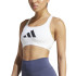 Brassiere de sport Fitness adidas Femme by Powerreact Big Logo Graphic White