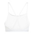 Brassiere de sport Fitness adidas Femme by Aeroreact Big Logo Graphic White
