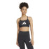 Brassiere de sport Fitness adidas Femme by Aeroreact Big Logo Graphic Noir