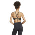 Brassiere de sport Fitness adidas Femme by Aeroreact Big Logo Graphic Noir