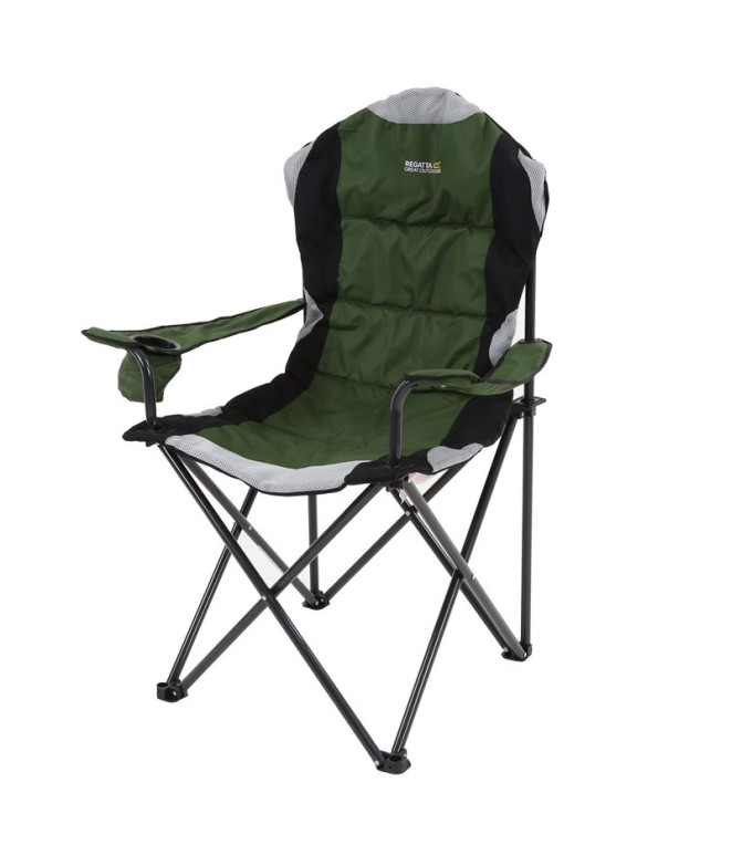 Chaise Camping Regatta de Kruza Vert/Noir