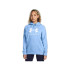 Sweat Fitness Under Armour Femme by Rival Fleece Big Logo Blue